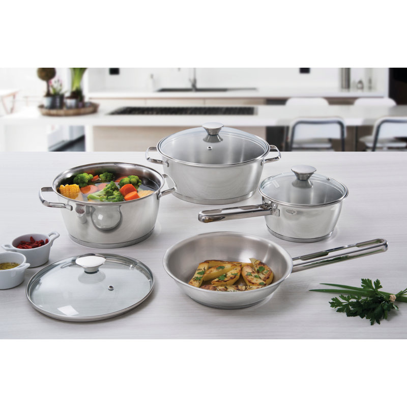 7 - Piece Stainless Steel Cookware Set