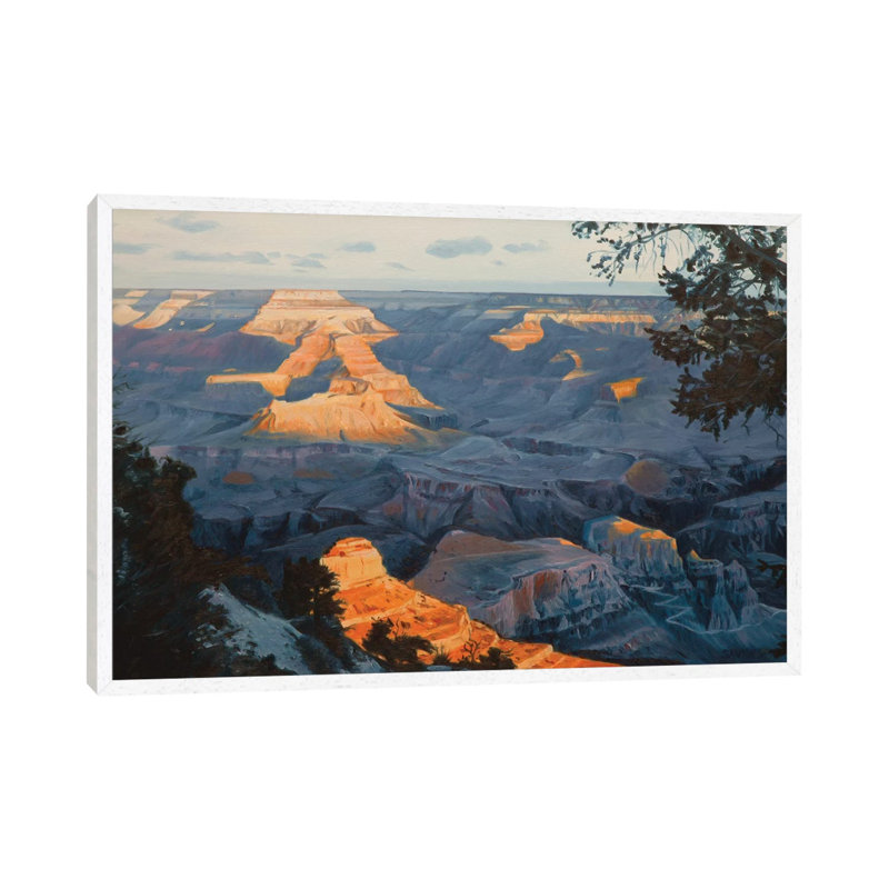 Grand Canyon At Sunrise I by Nick Savides - Gallery-Wrapped Canvas Giclée on Canvas, White Framed, 66.04 cm H x 45.72 cm W