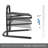 Black Adjustable Foot Rest
