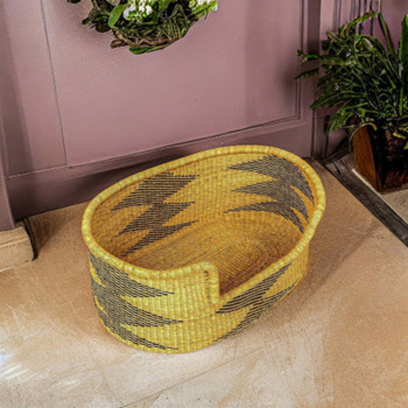 Geometric Wood Pet Bed