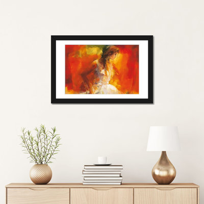 « young fille i », impression sur toile