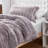 Peak Of Cozy Baffle Box Stitch Chevron / Zig Zag Comforter Set-59827019-59827018