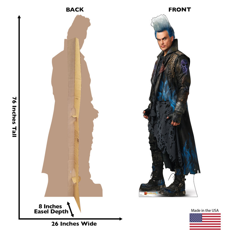 76 x 26 Inch Hades Disney Descendants 3 Cardboard Cutout