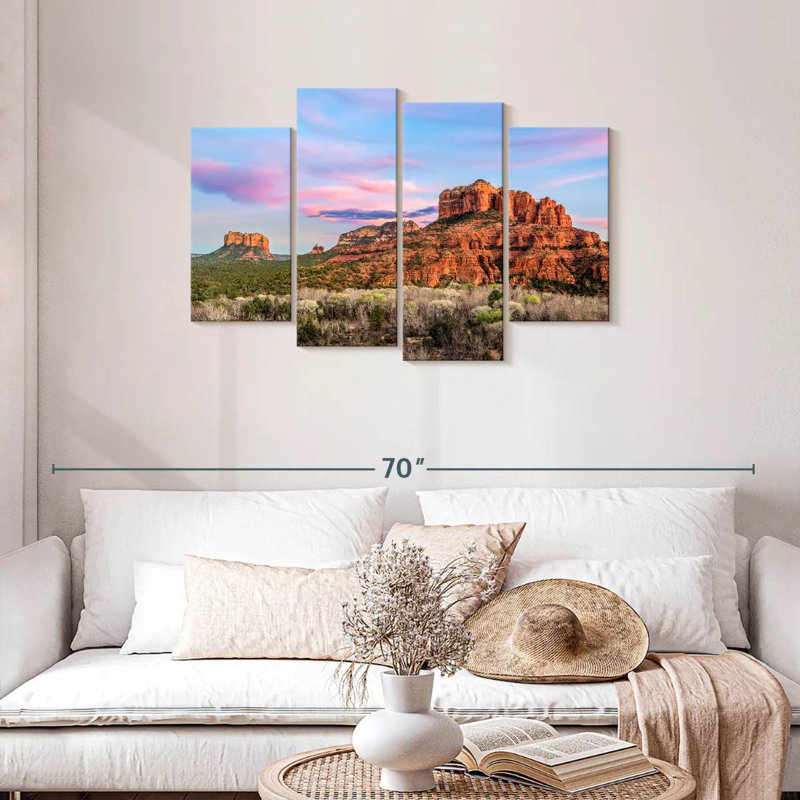 Sedona Rock Formations, H 27 po x l 43 po