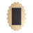 Modern Wavy Framed Oval Wall Mirror-1168154344