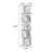 Burlywood Modern Solid wood Rotating Bookshelf-116736742