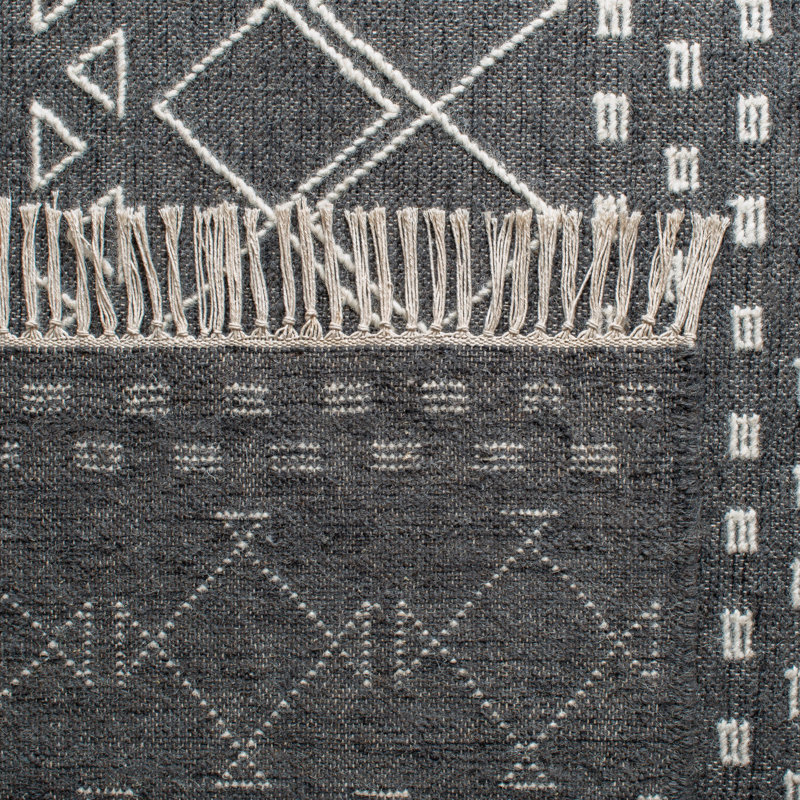 Tapis tissé à la main Renard Kilim, Rectangle 5 pi x 8 pi