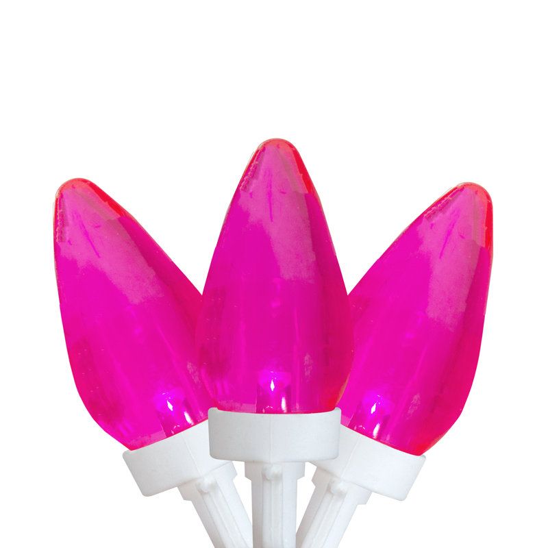 Guirlande de lumières DEL 1 po, Rose