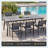 Patio Dining Table With Umbrella Hole and Aluminum Frame-1733081586-1690847952