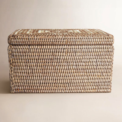 Storage Box with Lid - Flat File Organizer