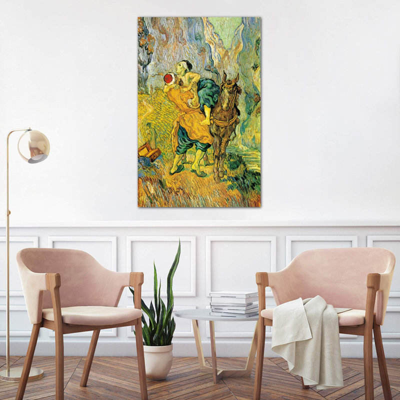 The Good Samaritan by Vincent Van Gogh - Painting on Canvas, 101.6 cm H x 66.04 cm W x 3.175 cm D, No Frame