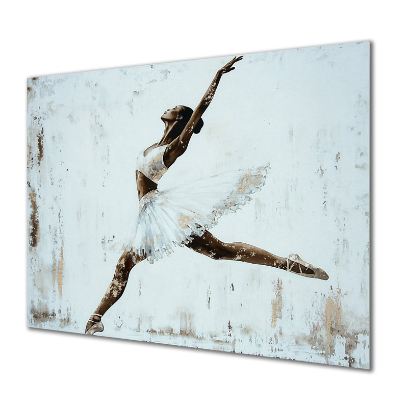 Arabesque Ballet Dance I - mode, impression murale sur métal, H 12 po x l 20 po