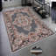 Tapis oriental rectangulaire en polyester tissé à la machine 1 pi 8 po x 2 pi 7 po gris / noir / rose Matteson