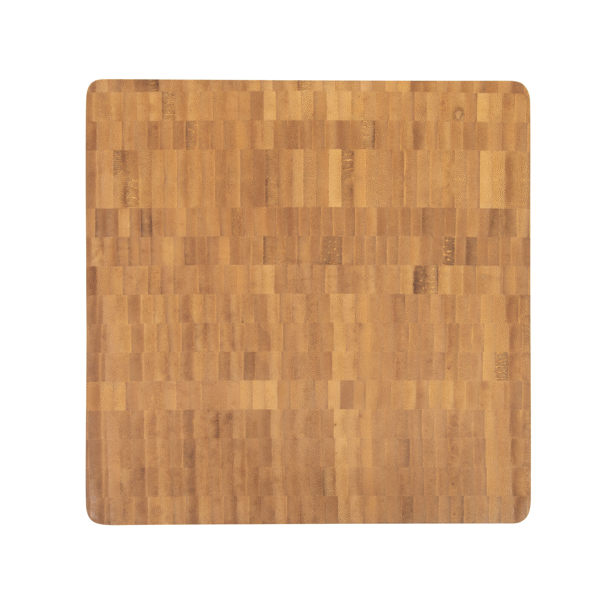 Farberware Thick End Grain Acacia Cutting Board with Juice Groove and Finger Grips, 12x12 inch, Bamboo