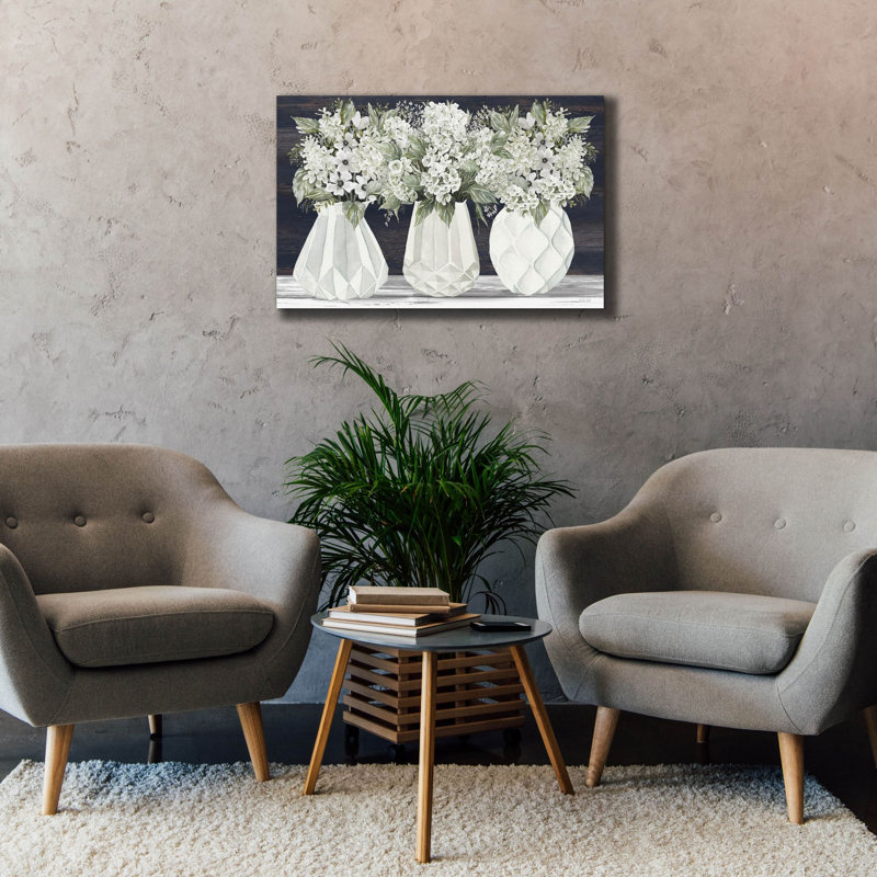  «Plethora of Blooms 2» par Cindy Jacobs, art mural sur toile, 40 po x 26 po, H 26 po x l 40 po
