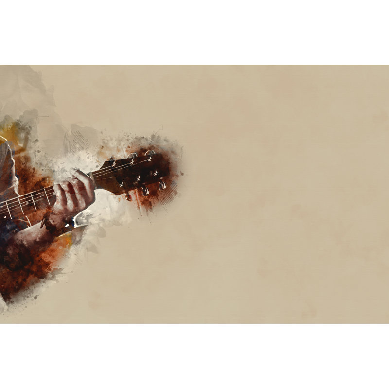 Tito Digital of Guitarist 1 Piece Wrapped Canvas Wall Art, 81cm H x 122cm W x 3.8cm D