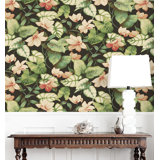 Tommy Bahama Windemere Floral 18' L x 20.5" W Peel and Stick Wallpaper Roll