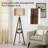 Boho Tripod Floor Lamp with Shelves