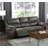 Delwayne 90'' Modern & Contemporary Microfiber Manual Double Reclining Sofa with zero clearence recliner  Design, Tab Pull Reclining and Comfortable Foam & Pocket Coil Seating-150734675-194685592