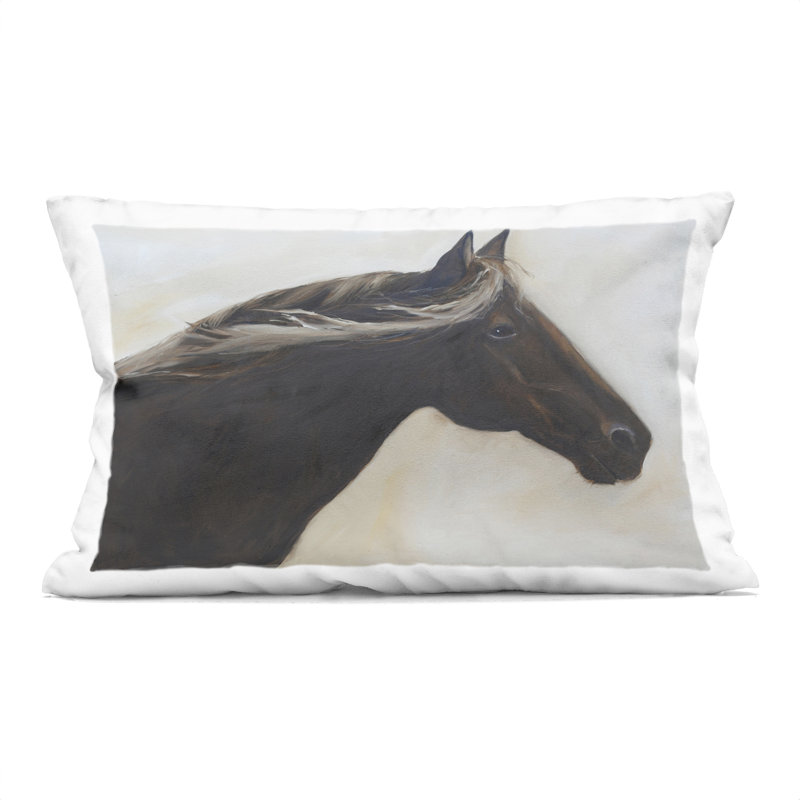 Coussin décoratif imprimé The Profil in Jadei, The Mare In Profile