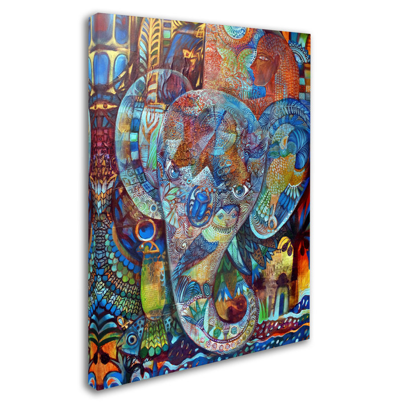 «Égypte», impression sur toile tendue, H 19 po x l 14 po