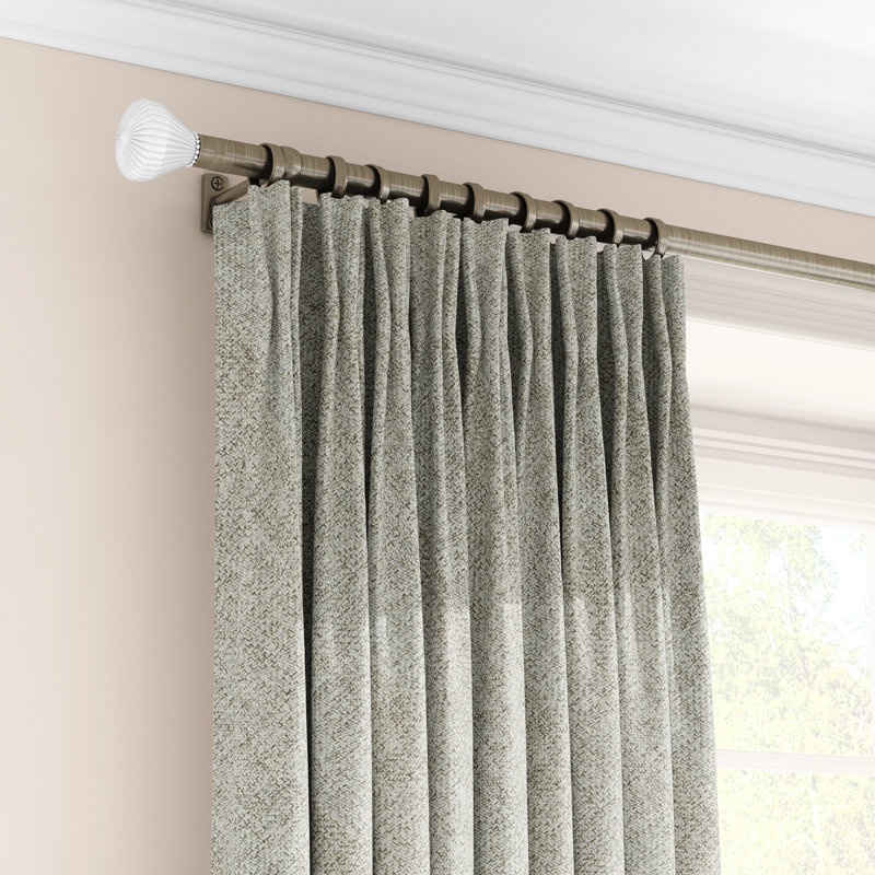 Paire de rideaux occultant 100% polyester, Lin Riverside