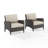 Mosca Wicker - Person Patio Conversation Sets with Cushions-49317798