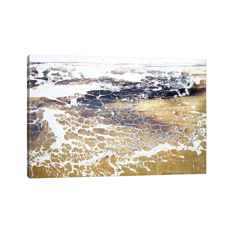 English Gold IX by Michael Sole - Wrapped Canvas Painting, 20.32 cm H x 30.48 cm W