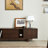 High quality black walnut TV cabinet