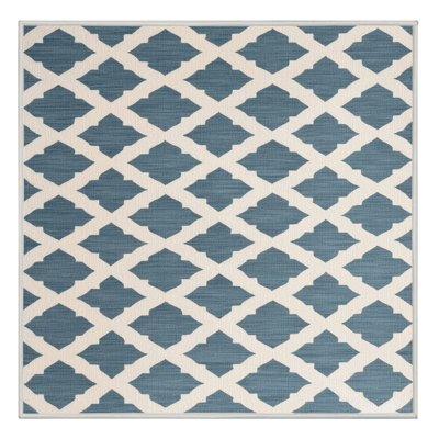 Machine Washable Trellis Beige Area Rug