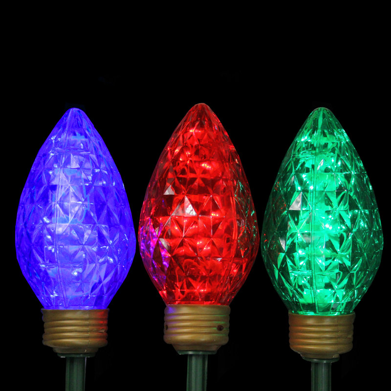 Feux de Noël rouges et verts à DEL C9