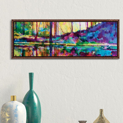 Serenity At Meadowcliff by Doug Eaton - Panoramic Painting on Canvas