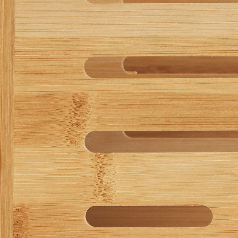 31.5" 4 Tier Bamboo Corner Storage Shelf