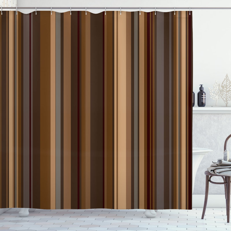Becca Shower Curtain with Hooks Included, 70" H x 69" W