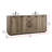 Broadlands 72'' Double Bathroom Vanity with Engineered Marble Top