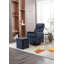 Fauteuil inclinable de cinéma maison avec repose-pieds Bexhet-87654694
