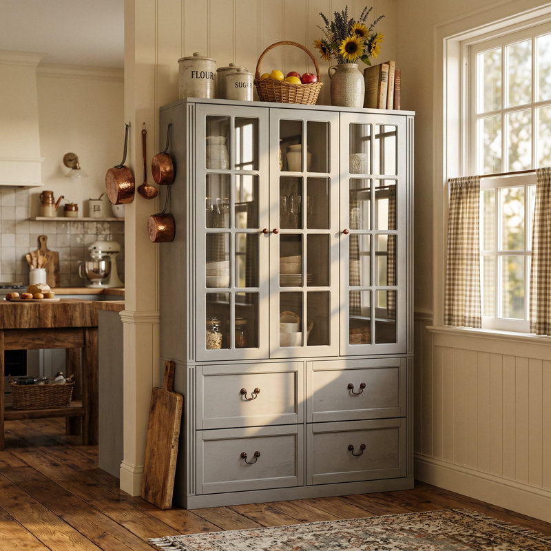 Garde-manger de 78,7 po Christene, Gris