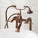 37-1/2" Freestanding Telephone Faucet with Lever Handle