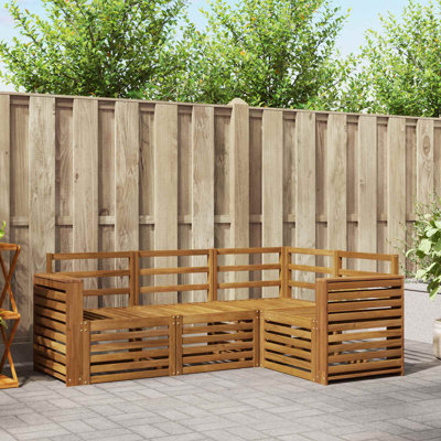 191.5cm Wide Patio Sectional Set