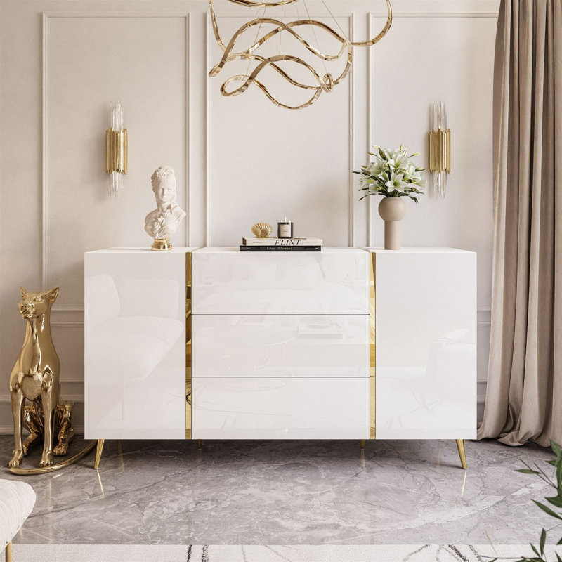 Waldoboro 158cm Sideboard, White
