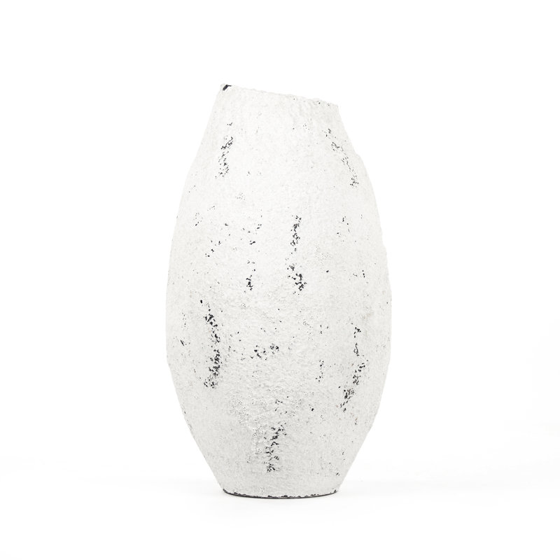 Vase de plancher blanc 24 po