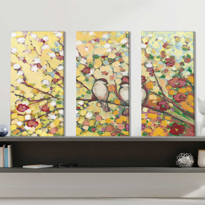 " A Hushed Rendezvous " by Jennifer Lommers 3 - Pieces Painting Print