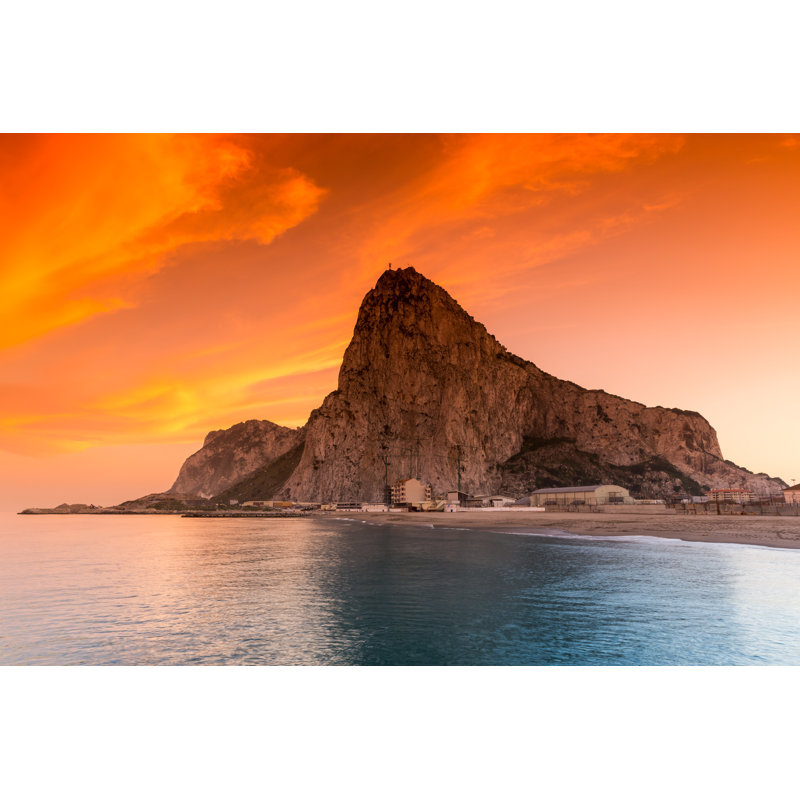 Rock Of Gibraltar by SCStock - Wrapped Canvas Print, 30cm H x 46cm W