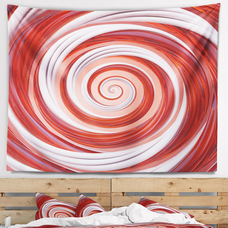 Tapisserie abstraite de Noël, H 68 po x l 80 po