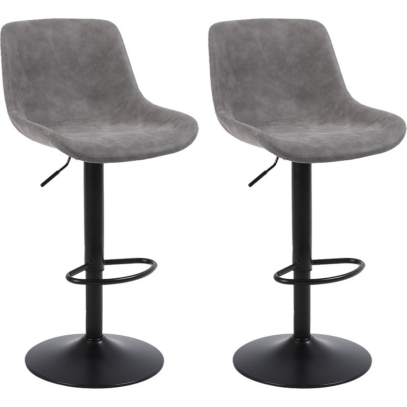 Tabourets de bar, tabourets de bar pivotants à hauteur de comptoir avec ...
