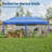 10'x 20' Pop up Canopy Tent, Heavy Duty Outdoor Canopy Tent, Instant Easy Setup Commercial Canopy Tent, Portable Outdoor Tent for Farmers' Market, Wedding, Patio, Party, Event-114493785