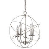 Bordelon 5 - Light Dimmable Globe Chandelier