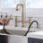 Landolt Kitchen Sink Faucet with Side Spray-77400710