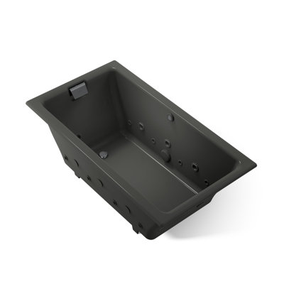 Tea-for-Two® 66" x 36" Dop-In Effervescence Whirlpool Bath with Spa Package
