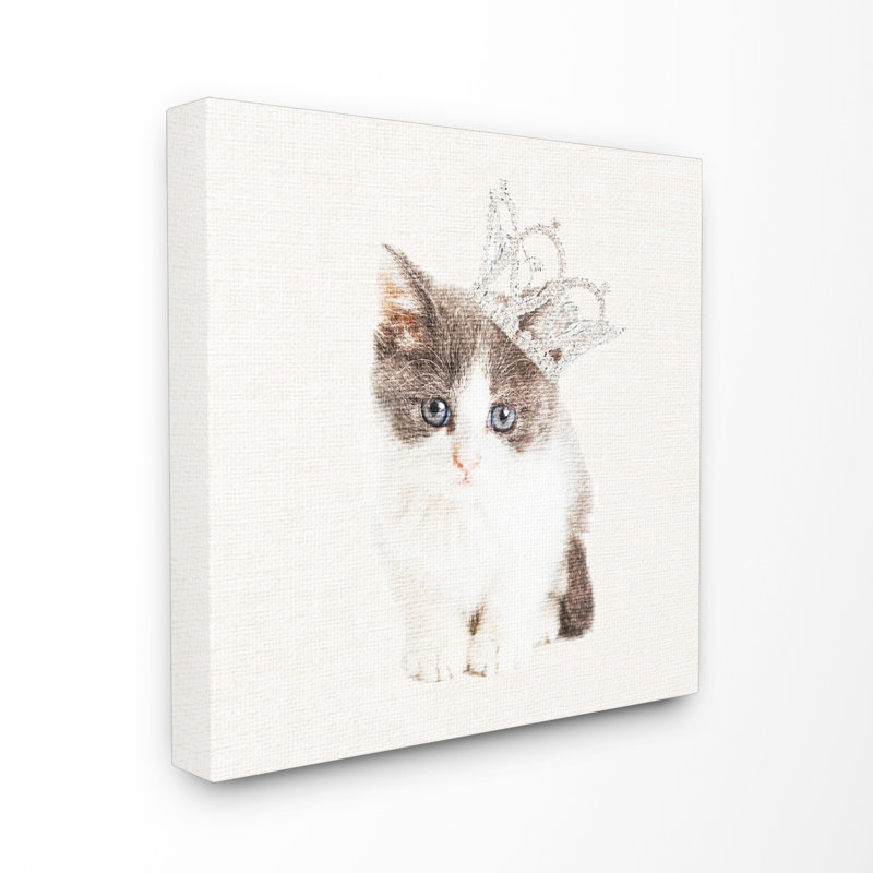 « chat royalty », impression, H 30 po x l 30 po x P 1,5 po, Toile